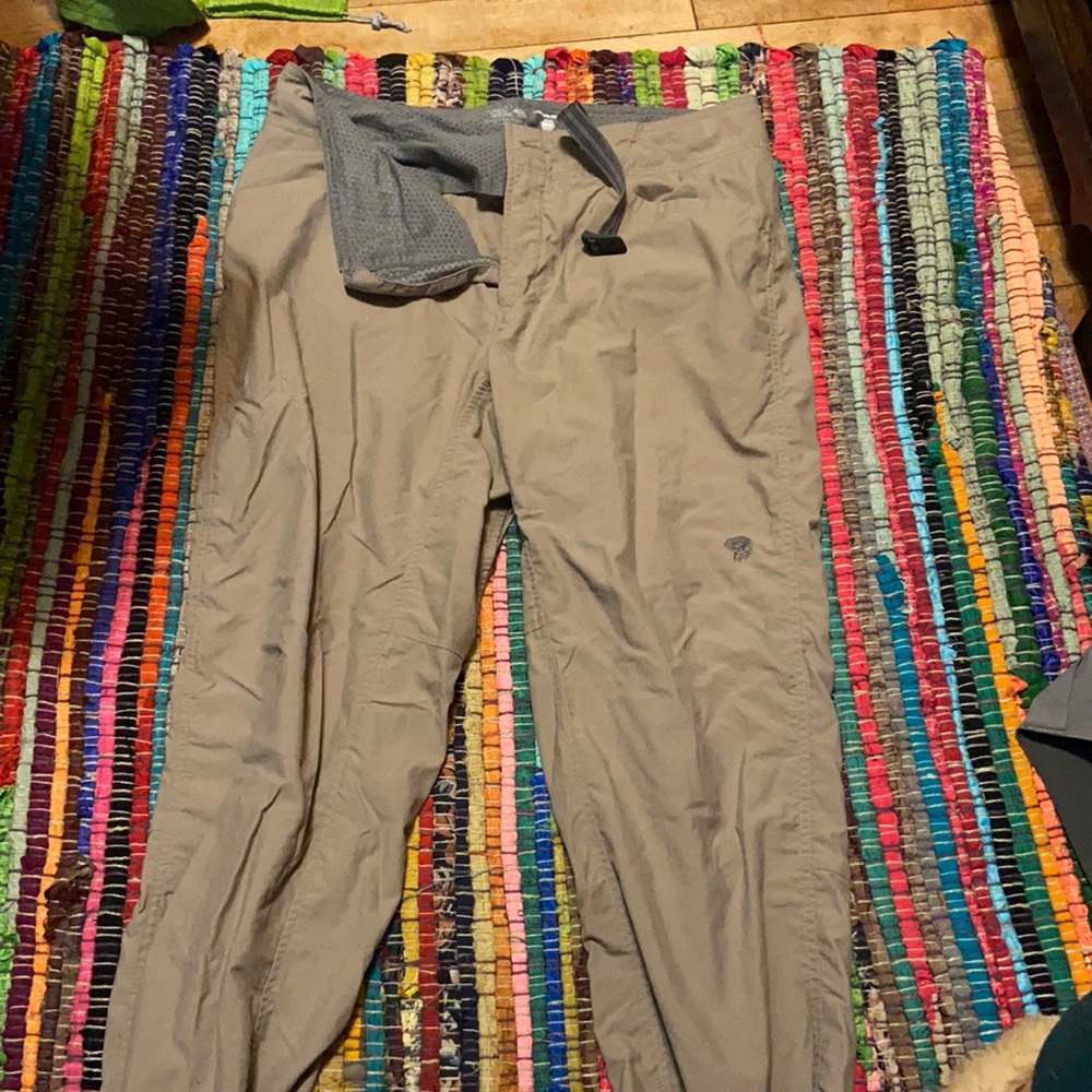 Mountain hardwear hiking pants size 10
